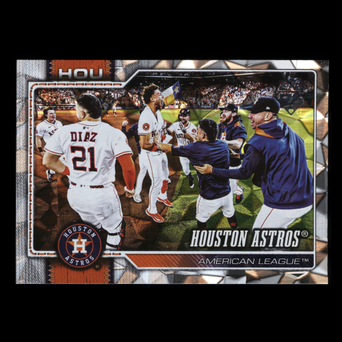 Houston Astros 2026 Topps Diamante Foil Team Card Astros