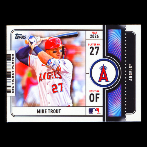 Mike Trout 2026 Topps Big Ticket Players Angels