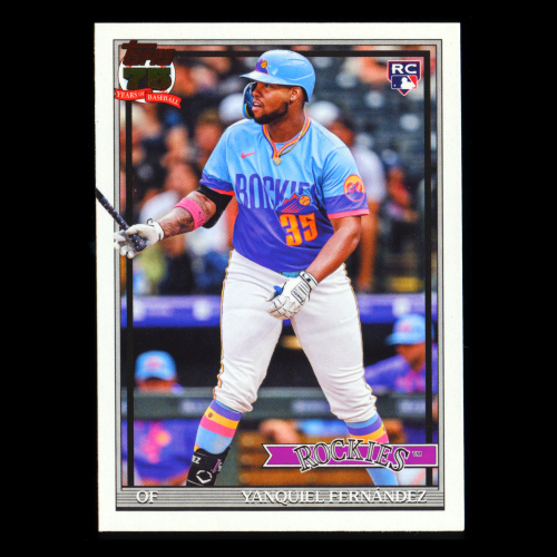 Yanquiel Fernandez RC 2026 Topps '91 Topps Rookie Rockies