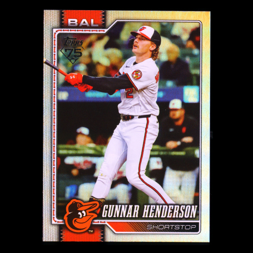 Gunnar Henderson 2026 Topps Rainbow Foil Orioles
