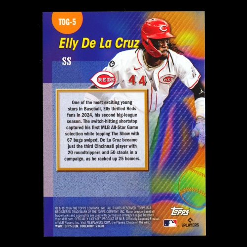 Elly De La Cruz 2026 Topps Titans of The Game Reds