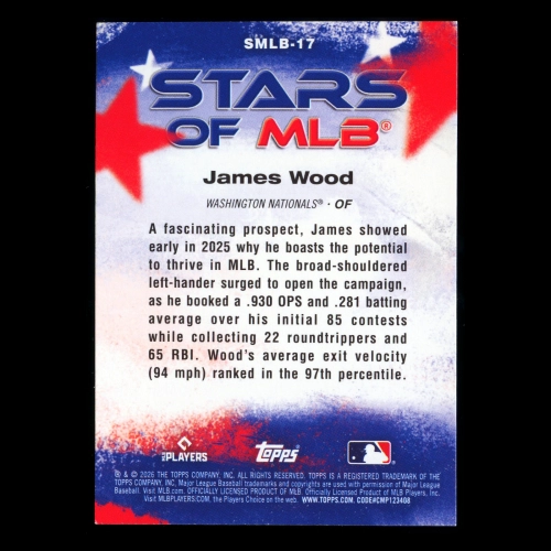 James Wood 2026 Topps Stars Of MLB Nationals