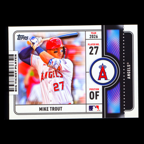 Mike Trout 2026 Topps Big Ticket Players Angels
