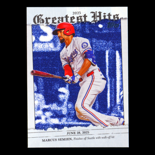 Marcus Semien 2026 Topps Greatest Hits Rangers