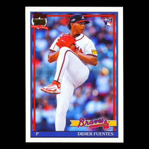 Didier Fuentes RC 2026 Topps '91 Topps Rookie Braves