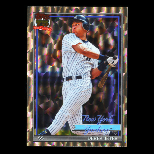 Derek Jeter 2026 Topps '91 Topps Crackle Foil Yankees