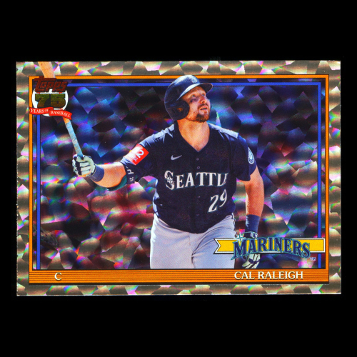 Cal Raleigh 2026 Topps '91 Topps Crackle Foil Mariners
