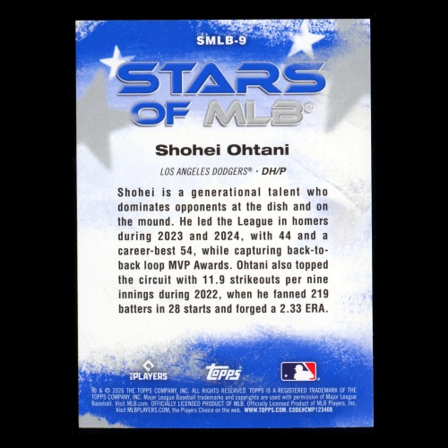 Shohei Ohtani 2026 Topps Stars Of MLB Dodgers