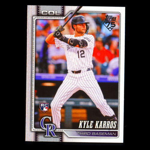 Kyle Karros RC 2026 Topps Rookie Rockies