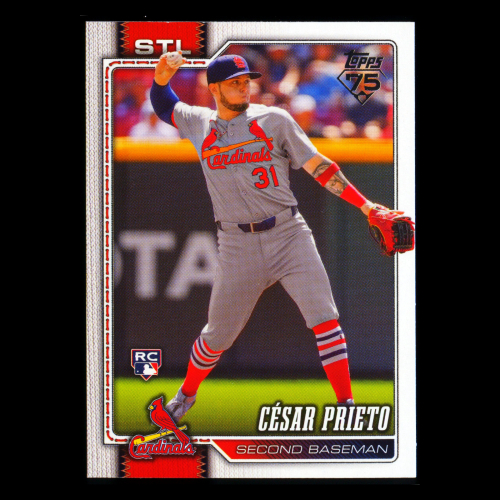 Csar Prieto RC 2026 Topps Rookie Cardinals