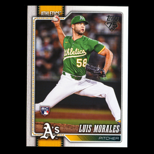 Luis Morales RC 2026 Topps Rookie Athletics