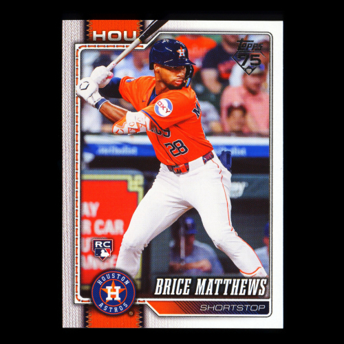 Brice Matthews RC 2026 Topps Rookie Astros
