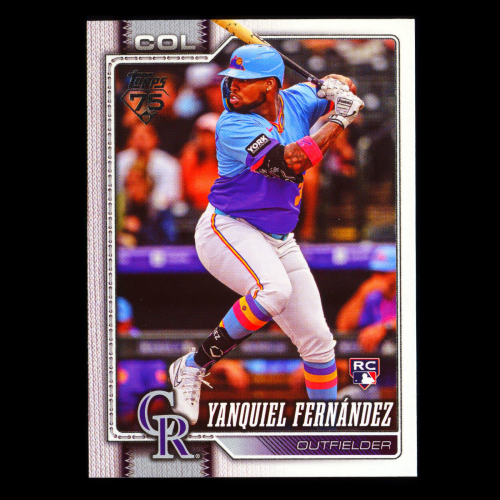 Yanquiel Fernndez RC 2026 Topps Rookie Rockies