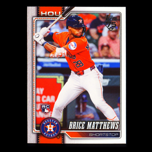Brice Matthews RC 2026 Topps Rookie Astros