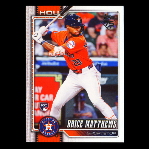 Brice Matthews RC 2026 Topps Rookie Astros