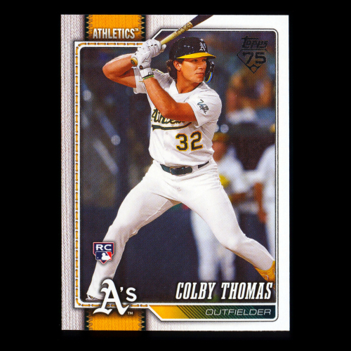 Colby Thomas RC 2026 Topps Rookie Athletics