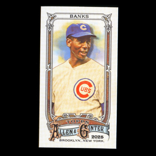 Ernie Banks 2025 Allen & Ginter Cubs