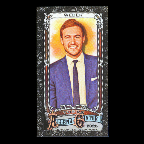 Peter Weber 2025 Allen & Ginter Black Border