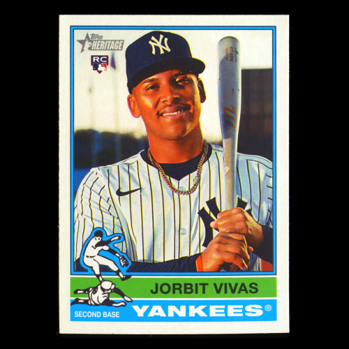 Jorbit Vivas RC 2025 Topps Heritage Rookie Yankees