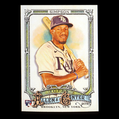 Chandler Simpson RC 2025 Allen & Ginter Rookie Rays