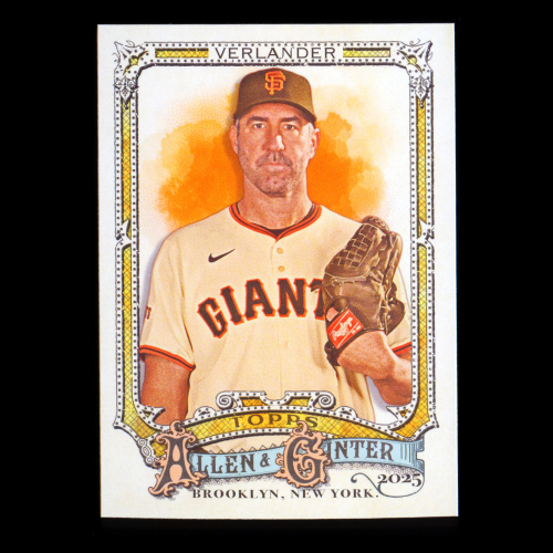 Justin Verlander 2025 Allen & Ginter Giants