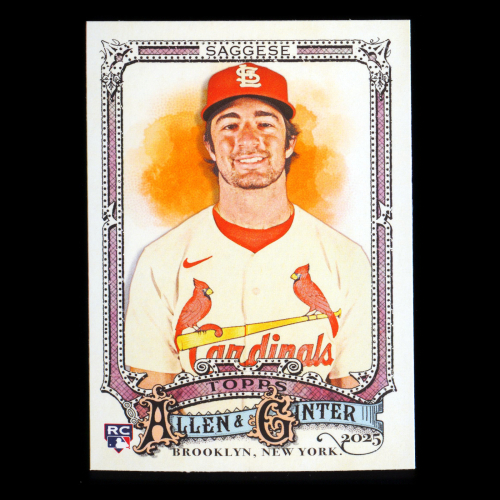 Thomas Saggese RC 2025 Allen & Ginter Rookie Cardinals