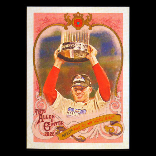 David Eckstein 2025 Topps Allen and Ginter Sweet Victory Angels