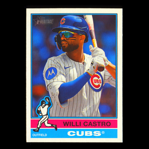 Willi Castro 2025 Topps Heritage Cubs