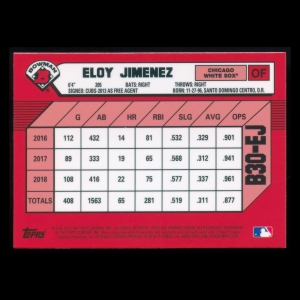 Eloy Jimenez 2019 Bowman Chrome 30 Anniversary White Sox