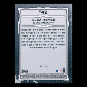 Alex Reyes 2019 Bowman Chrome Top 100 #42 Cardinals