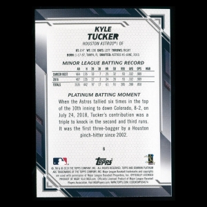 Kyle Tucker RC 2019 Bowman Platinum Rookie Astros