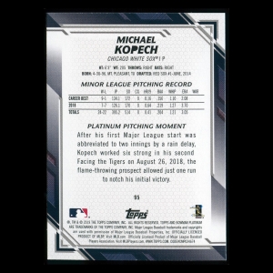 Michael Kopech RC 2019 Bowman Platinum Rookie White Sox