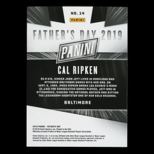 Cal Ripken 2019 Father's Day Orioles