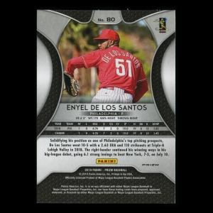 Enyel De Los Santos RC 2019 Prizm Rookie Red Phillies