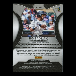Eddie Rosario 2019 Prizm Blue Twins