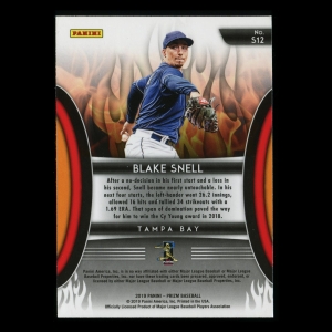 Blake Snell 2019 Prizm Scorching Rays