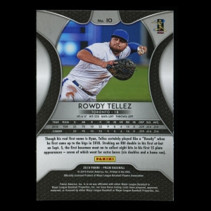 Rowdy Tellez RC 2019 Prizm Rookie Blue Jays