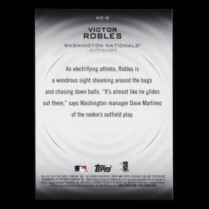 Victor Robles 2019 Stadium Club Warp Speed Nationals