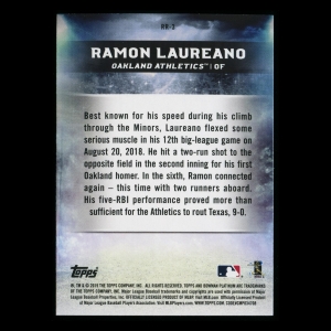 Ramon Laureano RC 2019 Bowman Platinum Renowned Rookie Athletics
