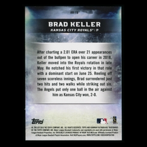 Brad Keller RC 2019 Bowman Platinum Renowned Rookie Royals