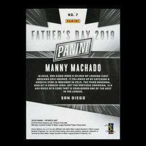 Manny Machado 2019 Father's Day Padres