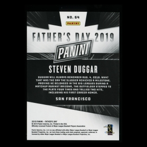 Steven Duggar RC 2019 Father's Day Rookie Giants 033/199
