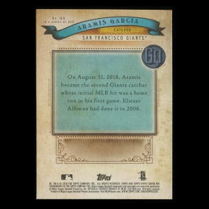 Aramis Garcia RC 2019 Gypsy Queen Rookie Giants