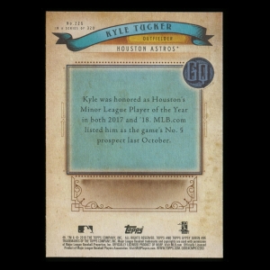 Kyle Tucker RC 2019 Gypsy Queen Rookie Astros