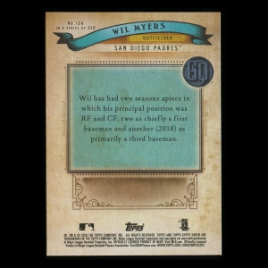 Wil Myers 2019 Gypsy Queen Green Padres