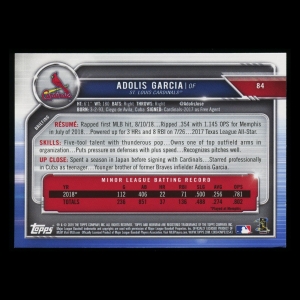 Adolis Garcia RC 2019 Bowman Rookie Cardinals