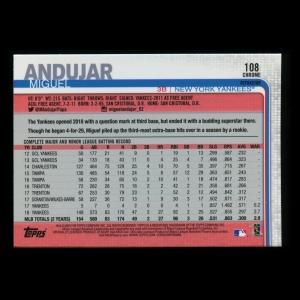 Miguel Andujar 2019 Topps Chrome All-Star Rookie Yankees