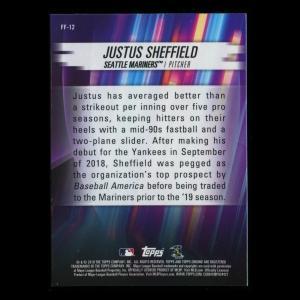 Justus Sheffield RC 2019 Topps Chrome Freshman Flash Mariners