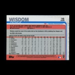 Patrick Wisdom RC 2019 Topps Chrome Rookie Rangers