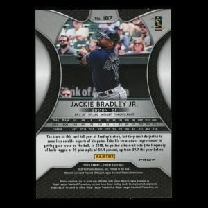 Jackie Bradley Jr. 2019 Prizm Blue Red Sox